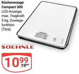 Globus SOEHNLE Küchenwaage Compact 300 Angebot