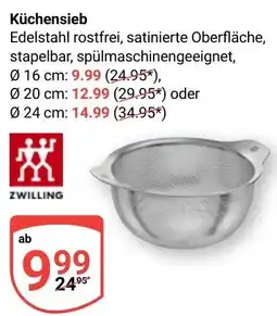 Globus ZWILLING Küchensieb Angebot