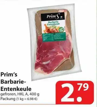 Famila Nord West Prim's Barbarie Entenkeule Angebot