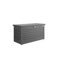 toom Baumarkt Biohort Aufbewahrungsbox 'FreizeitBox 130' dunkelgrau metallic 134 x 62 x 71 cm Angebot