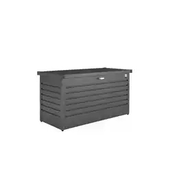toom Baumarkt Biohort Aufbewahrungsbox 'FreizeitBox 130' dunkelgrau metallic 134 x 62 x 71 cm Angebot