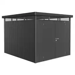 toom Baumarkt Biohort Gerätehaus HighLine H5 dunkelgrau Doppeltür Angebot