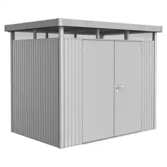 toom Baumarkt Biohort Gerätehaus Highline H2 silbern Angebot