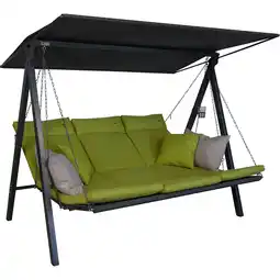 toom Baumarkt Angerer Freizeitmöbel Hollywoodschaukel 'Lounge Smart' 3-Sitzer lime Angebot