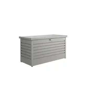 toom Baumarkt Biohort Aufbewahrungsbox 'FreizeitBox 130' quarzgrau metallic 134 x 62 x 71 cm Angebot