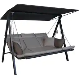 toom Baumarkt Angerer Freizeitmöbel Hollywoodschaukel 'Lounge Smart' 3-Sitzer sand Angebot