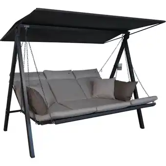 toom Baumarkt Angerer Freizeitmöbel Hollywoodschaukel 'Lounge Smart' 3-Sitzer sand Angebot