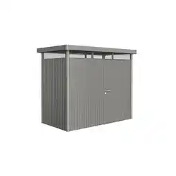 toom Baumarkt Biohort Gerätehaus 'HighLine 1' 275 x 155 cm Quarzgrau metallic Angebot