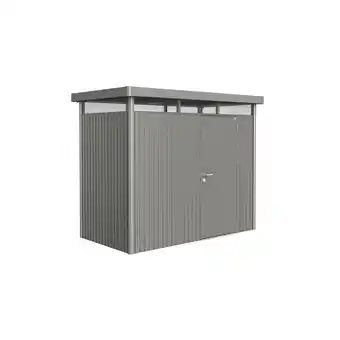 toom Baumarkt Biohort Gerätehaus 'HighLine 1' 275 x 155 cm Quarzgrau metallic Angebot