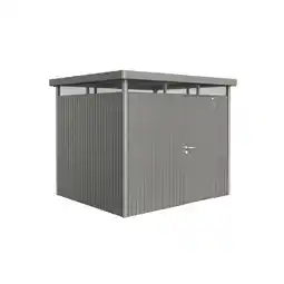 toom Baumarkt Biohort Gerätehaus 'HighLine 3' 275 x 235 cm Quarzgrau metallic Angebot