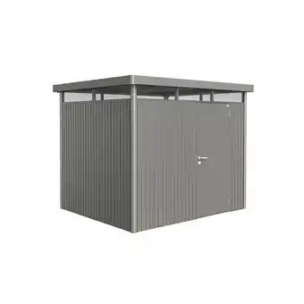 toom Baumarkt Biohort Gerätehaus 'HighLine 3' 275 x 235 cm Quarzgrau metallic Angebot