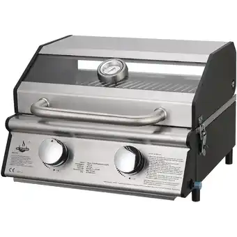 toom Baumarkt Gasgrill 'Jesolo' silbern 47,5 x 31,3 x 43,2 cm Angebot