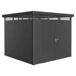 toom Baumarkt Biohort Gerätehaus HighLine H4 dunkelgrau Angebot