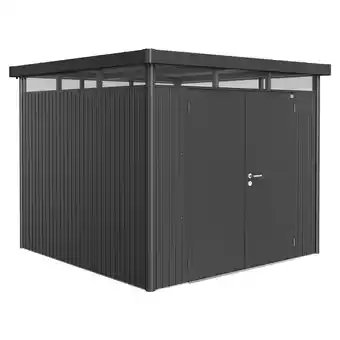 toom Baumarkt Biohort Gerätehaus HighLine H4 dunkelgrau Angebot