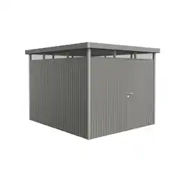 toom Baumarkt Biohort Gerätehaus 'HighLine 5' 275 x 315 cm Quarzgrau metallic Angebot