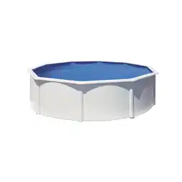 toom Baumarkt GRE Stahlwandpool-Set 'Bora Bora' Ø 350 x 120 cm mit Sicherheitsleiter und Kartuschenfilter Angebot