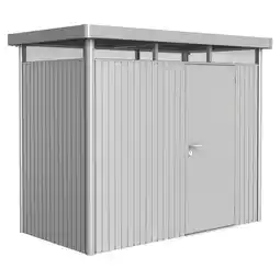 toom Baumarkt Biohort Gerätehaus HighLine H1 silbern Einzeltür Angebot