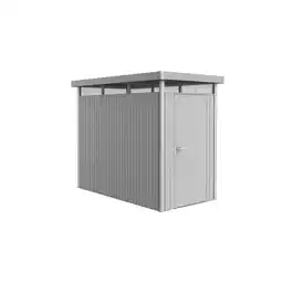 toom Baumarkt Biohort Gerätehaus 'HighLine' silbern metallic 155 x 275 cm Angebot