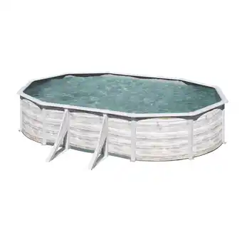 toom Baumarkt GRE Stahlwandpool-Set 'Nordic' 610 x 375 x 120 cm mit Sicherheitsleiter und Sandfilteranlage Angebot