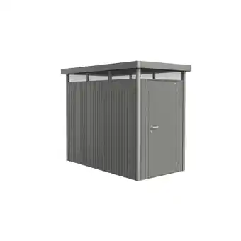toom Baumarkt Biohort Gerätehaus 'HighLine' Gr. HS quarzgrau-metallic 155 x 275 cm, mit Standardtür Angebot