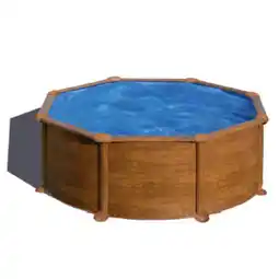 toom Baumarkt GRE Stahlwandpool-Set 'Mauritus' Ø 350 x 132 cm mit Sandfilter und Sicherheitsleiter Angebot