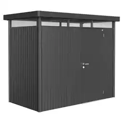 toom Baumarkt Biohort Gerätehaus HighLine H1 dunkelgrau Einzeltür Angebot
