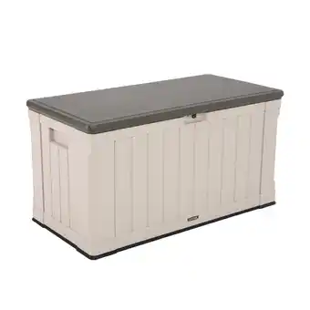 toom Baumarkt Lifetime Kissenbox 'Harmony' Kunststoff lichtgrau 440 l 64 x 128 x 67 cm Angebot