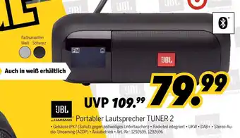 MEDIMAX JBL Portabler Lautsprecher TUNER 2 Angebot