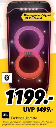 MEDIMAX JBL Partybox Ultimate Angebot