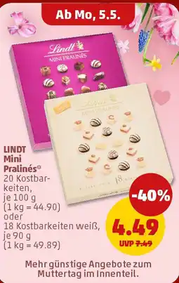 PENNY Lindt Mini Pralinés Angebot