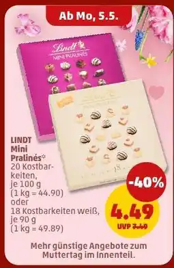 PENNY Lindt Mini Pralinés Angebot