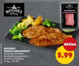 PENNY BUTCHER'S Frisches Kalbsschnitzel Angebot