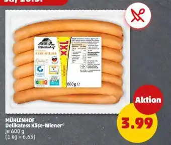 PENNY MÜHLENHOF Delikatess Käse-Wiener Angebot