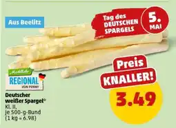 PENNY Deutscher weißer Spargel Angebot
