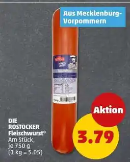 PENNY DIE ROSTOCKER Fleischwurst Angebot