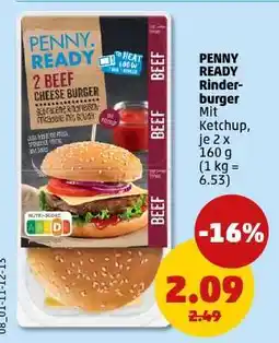 PENNY PENNY READY Rinderburger Angebot