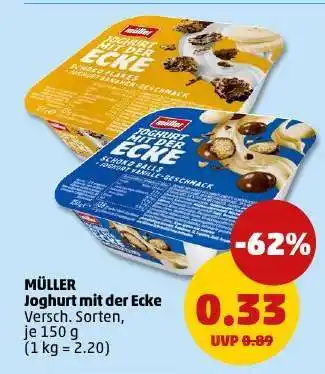 PENNY MÜLLER Joghurt mit der Ecke Angebot