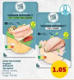 PENNY FOOD FOR FUTURE Veganer Aufschnitt Typ Lyoner Angebot