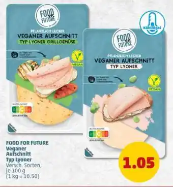 PENNY FOOD FOR FUTURE Veganer Aufschnitt Typ Lyoner Angebot