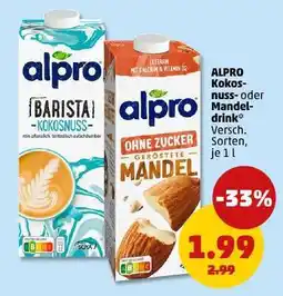 PENNY ALPRO Kokosnuss- oder Mandeldrink Angebot