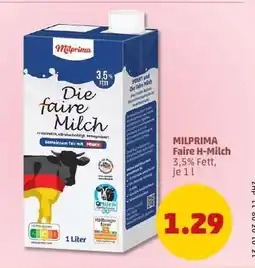 PENNY MILPRIMA Faire H-Milch Angebot