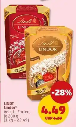 PENNY Lindt Lindor Angebot
