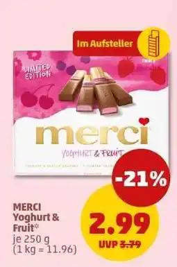 PENNY MERCI Yoghurt & Fruit Angebot