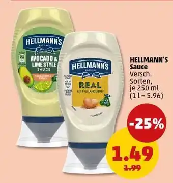 PENNY HELLMANN'S Sauce Angebot