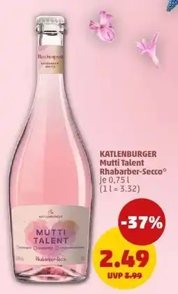 PENNY KATLENBURGER Mutti Talent Rhabarber-Secco Angebot