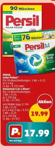 PENNY Persil Color Pulver Angebot
