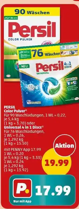 PENNY Persil Color Pulver Angebot
