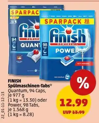 PENNY FINISH Spülmaschinen-Tabs Angebot