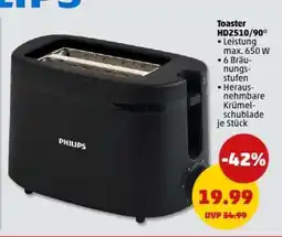 PENNY Toaster HD2510/90 Angebot