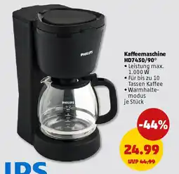 PENNY Kaffeemaschine HD7430/90 Angebot